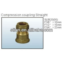 Compression fitting Straight